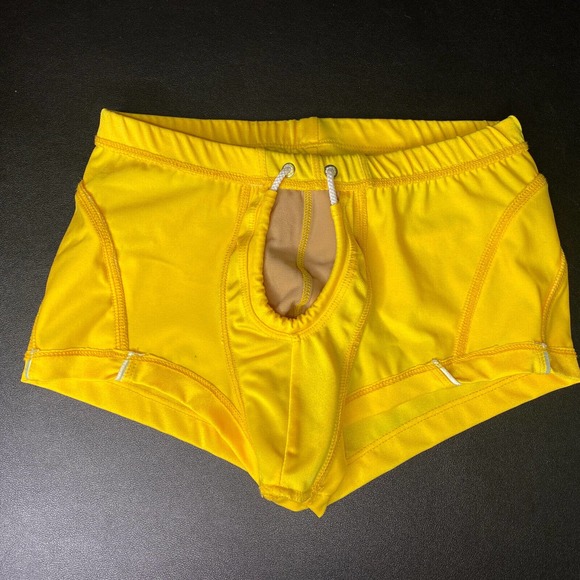 VTG California Muscle Undergear Square Cut Brief W Inner C-ring Lift Pouch - S - Picture 5 of 6